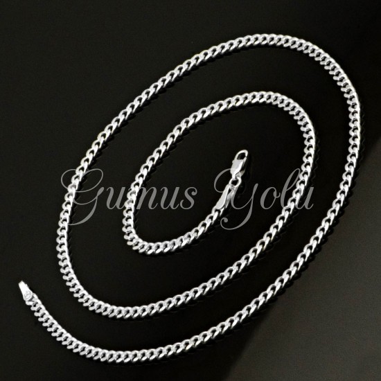 Gurmet Gümüş Zincir 925 Ayar